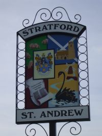 Stratford St Andrew Village Sign